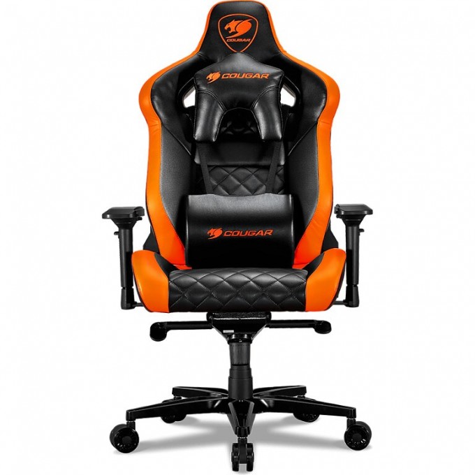 Кресло компьютерное игровое COUGAR ARMOR TITAN ORANGE-BLACK TITAN Black-Orange Кресло компьютерное игровое COUGAR ARMOR TITAN ORANGE-BLACK TITAN Black-Orange