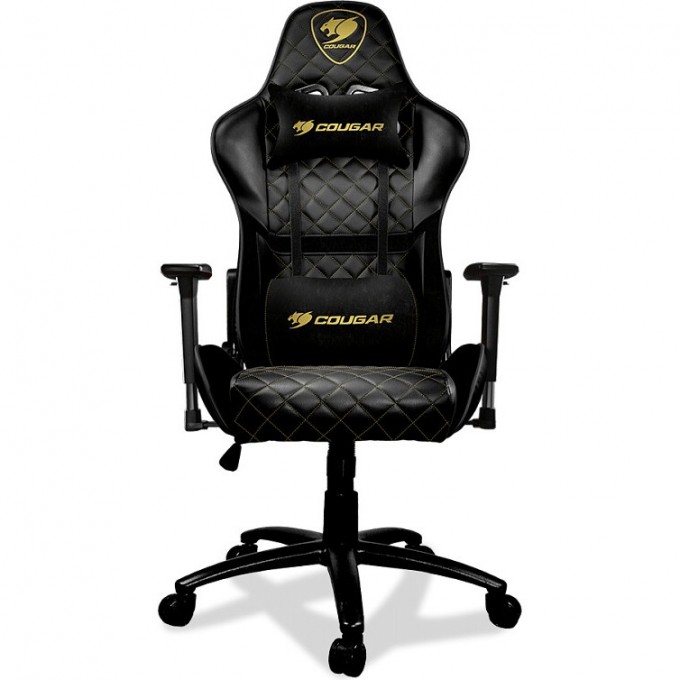 Кресло компьютерное игровое COUGAR ARMOR ONE ROYAL BLACK-GOLD ARMOR One Royal Кресло компьютерное игровое COUGAR ARMOR ONE ROYAL BLACK-GOLD ARMOR One Royal