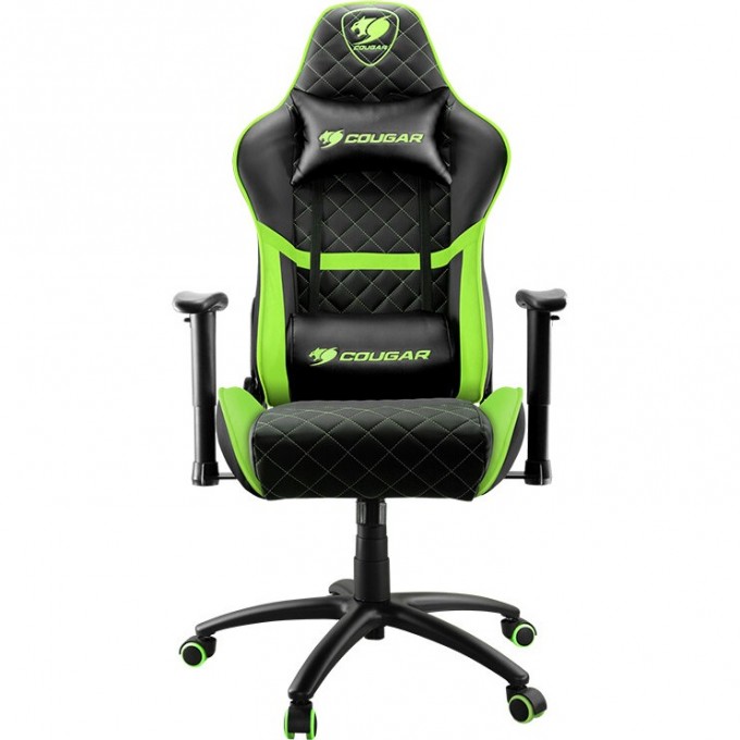 Кресло компьютерное игровое COUGAR BLACK-GREEN NEON Green Кресло компьютерное игровое COUGAR BLACK-GREEN NEON Green