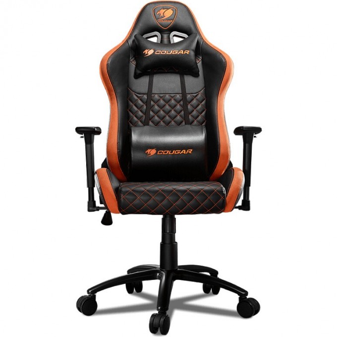 Кресло компьютерное игровое COUGAR RAMPART BLACK-ORANGE RAMPART Orange Кресло компьютерное игровое COUGAR RAMPART BLACK-ORANGE RAMPART Orange